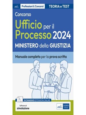 cover image of Concorso Ufficio per il Processo 2024 Ministero della Giustizia